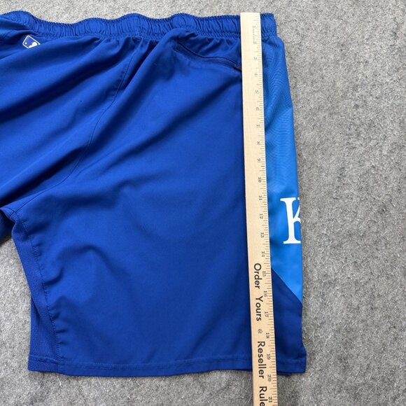 Kansas City Royals Nike Shorts Men XL Blue Training 9" DRI-FIT Authentic - Picture 15 of 16